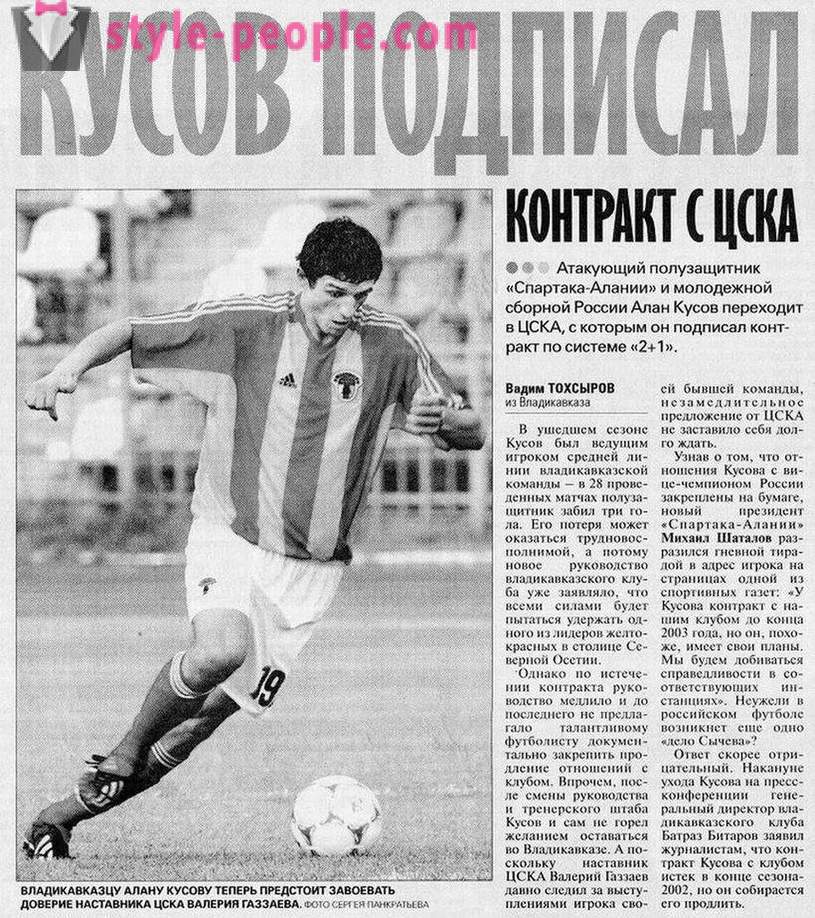 Alan Kusov: foto, biografia, la vita personale e carriera sportiva