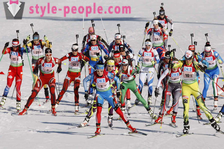 Storia Tipi biathlon di origine, norme e regolamenti dello sprint di biathlon comuni