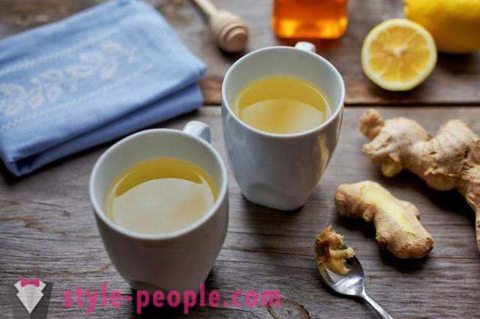 Dimagrante del tè con lo zenzero e limone: ricette, recensioni