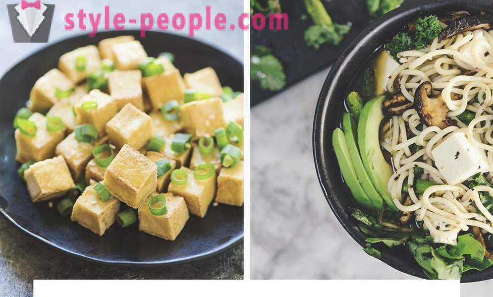 Carne vegetariana: che cosa è l'uso di tofu e come mangiare