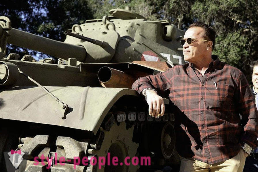 L'ufficio di Arnold Schwarzenegger nell'esercito