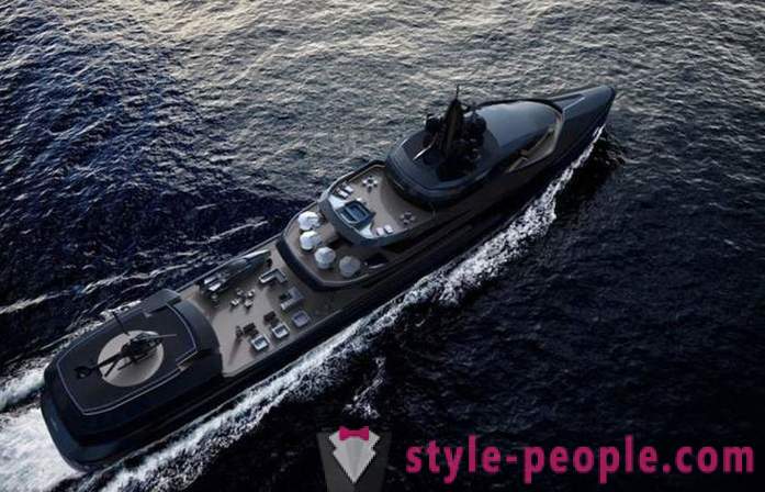 Yacht di lusso ha presentato al salone di Dubai