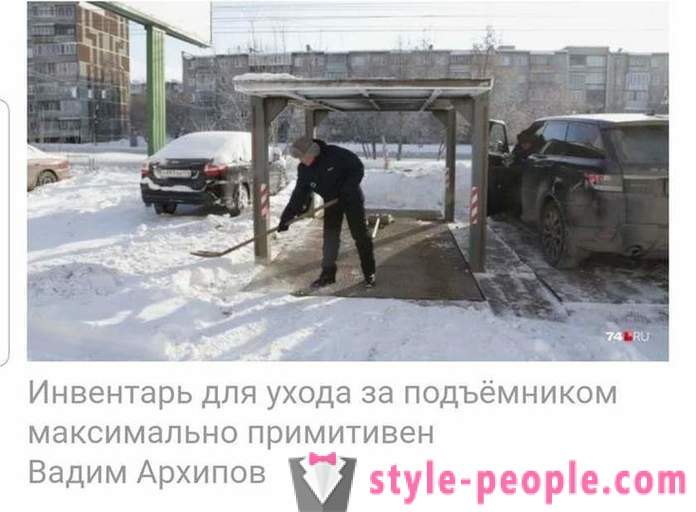 Rete disturbato video da Chelyabinsk con parcheggio sotterraneo