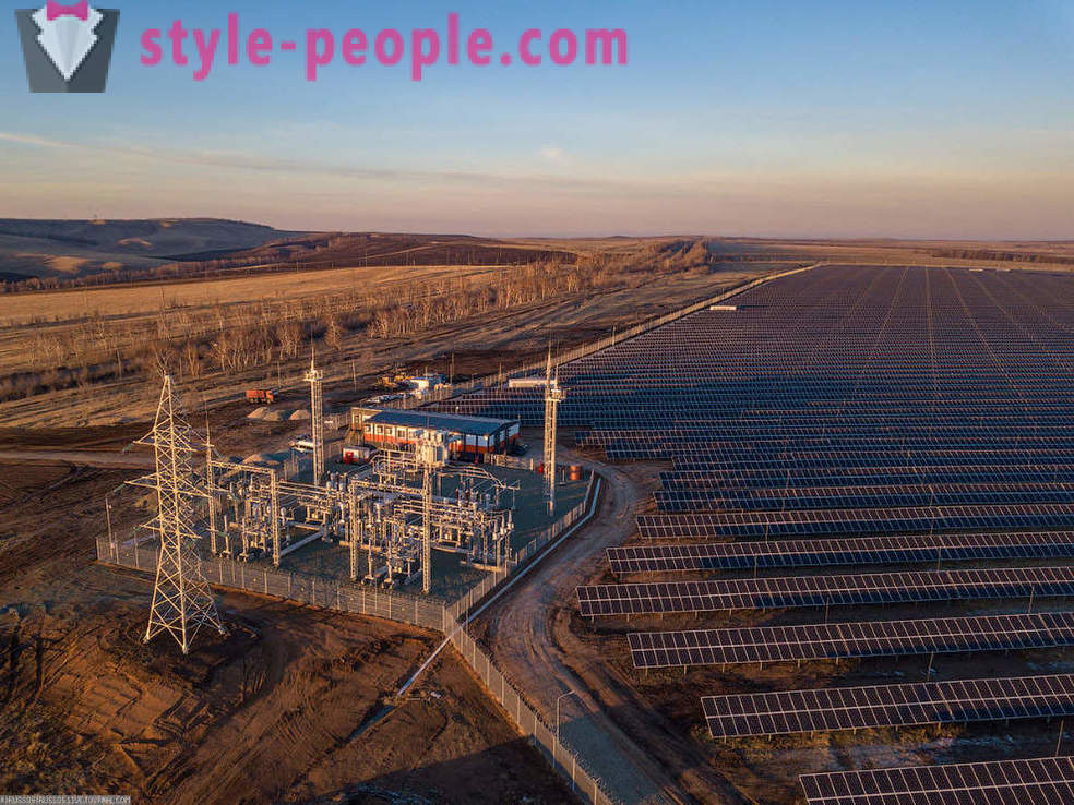 La più grande centrale solare in Russia