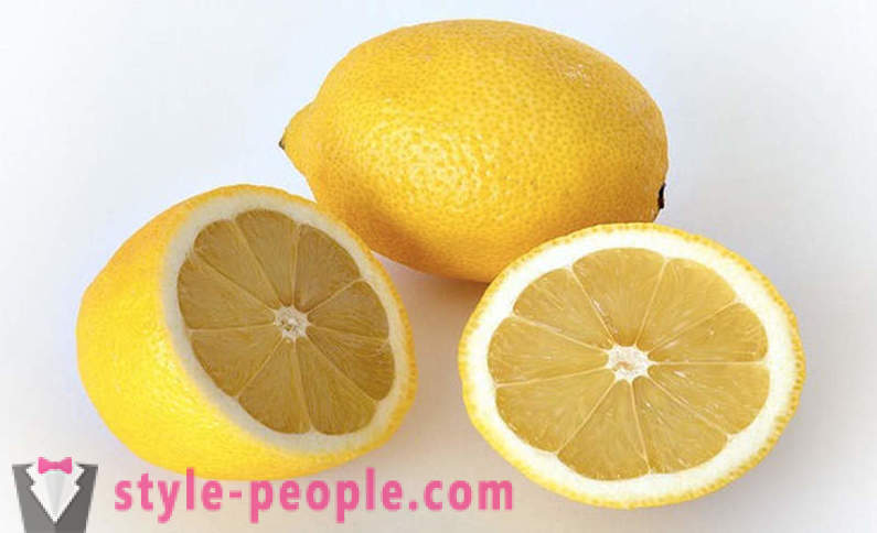 Proprietà importanti ed essenziali di limone