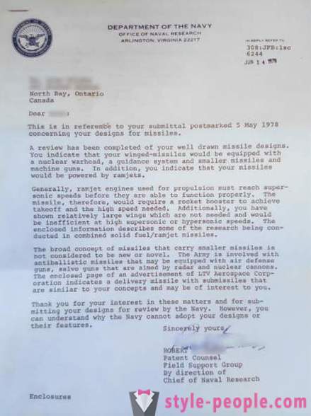 Il Pentagono ha risposto alla lettera di 40 anni dopo