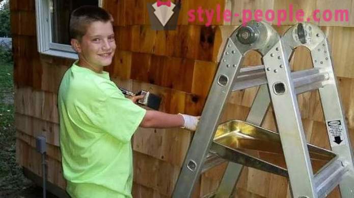 13-anno-vecchio ragazzo si costruì una casa