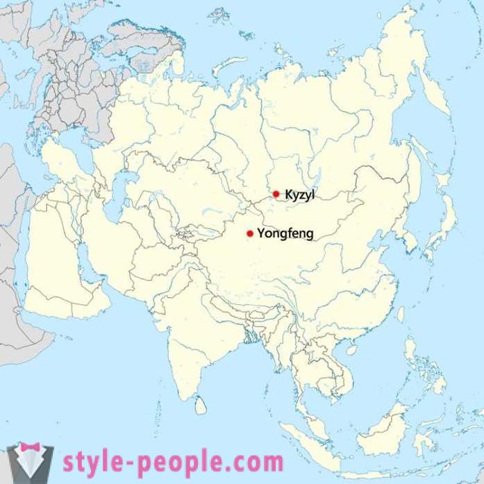 Russia o la Cina, dove è anche il centro geografico dell'Asia?