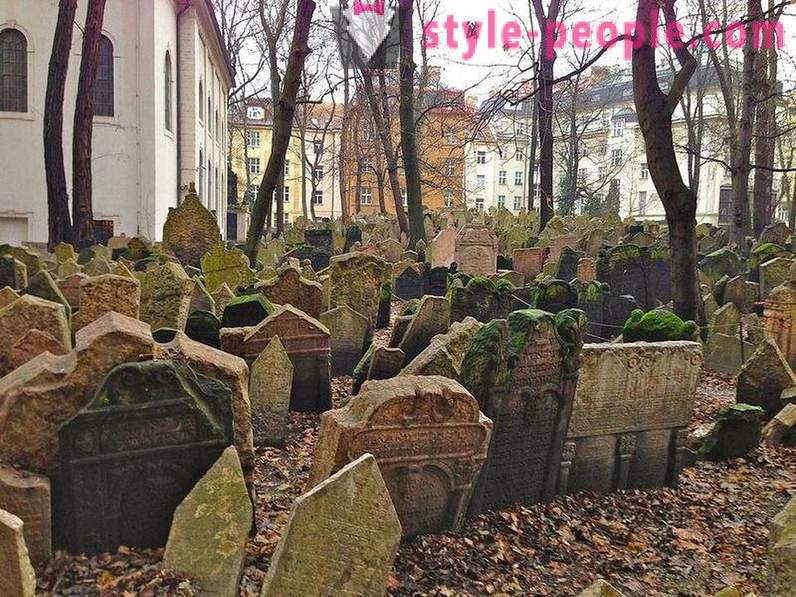 Multistrato cimitero ebraico di Praga