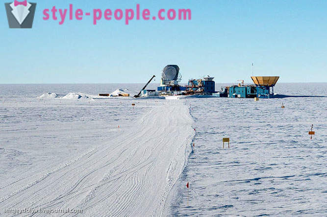 Stazione antartica al Polo Sud