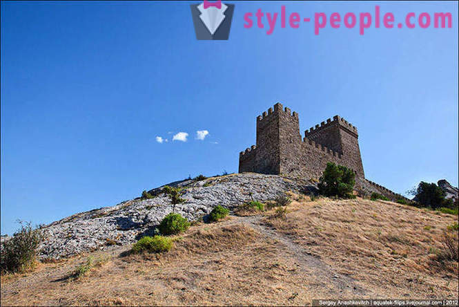 La fortezza genovese in Sudak