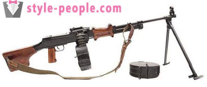 Pistola RPD della macchina (mitragliatrice RPD): caratteristiche, la storia dispositivo