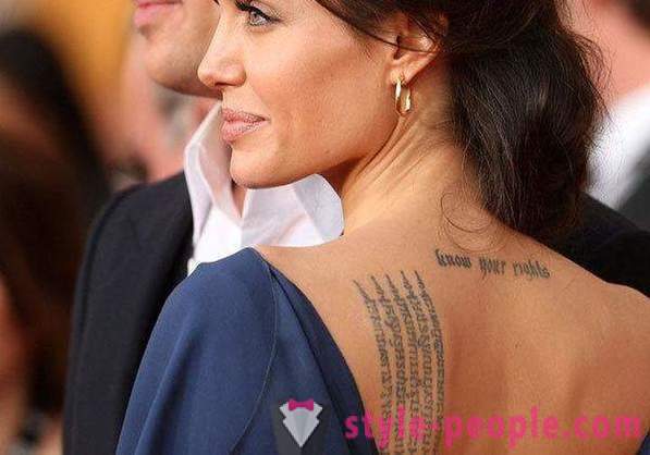 Stella tatuaggi: Angelina Jolie