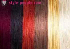 La tavolozza di colori per i capelli 