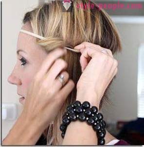Come fare un taglio di capelli con una benda con le proprie mani? Acconciatura con una benda: con la frangetta e senza, greca, romana, egizia