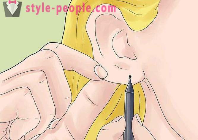 Come sede per perforare le orecchie? Come prendersi cura di buchi alle orecchie